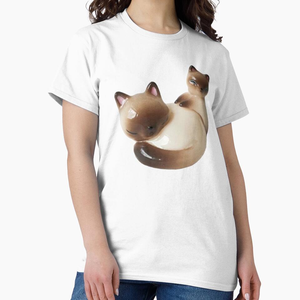 siamese cats porcelain by teethfairy