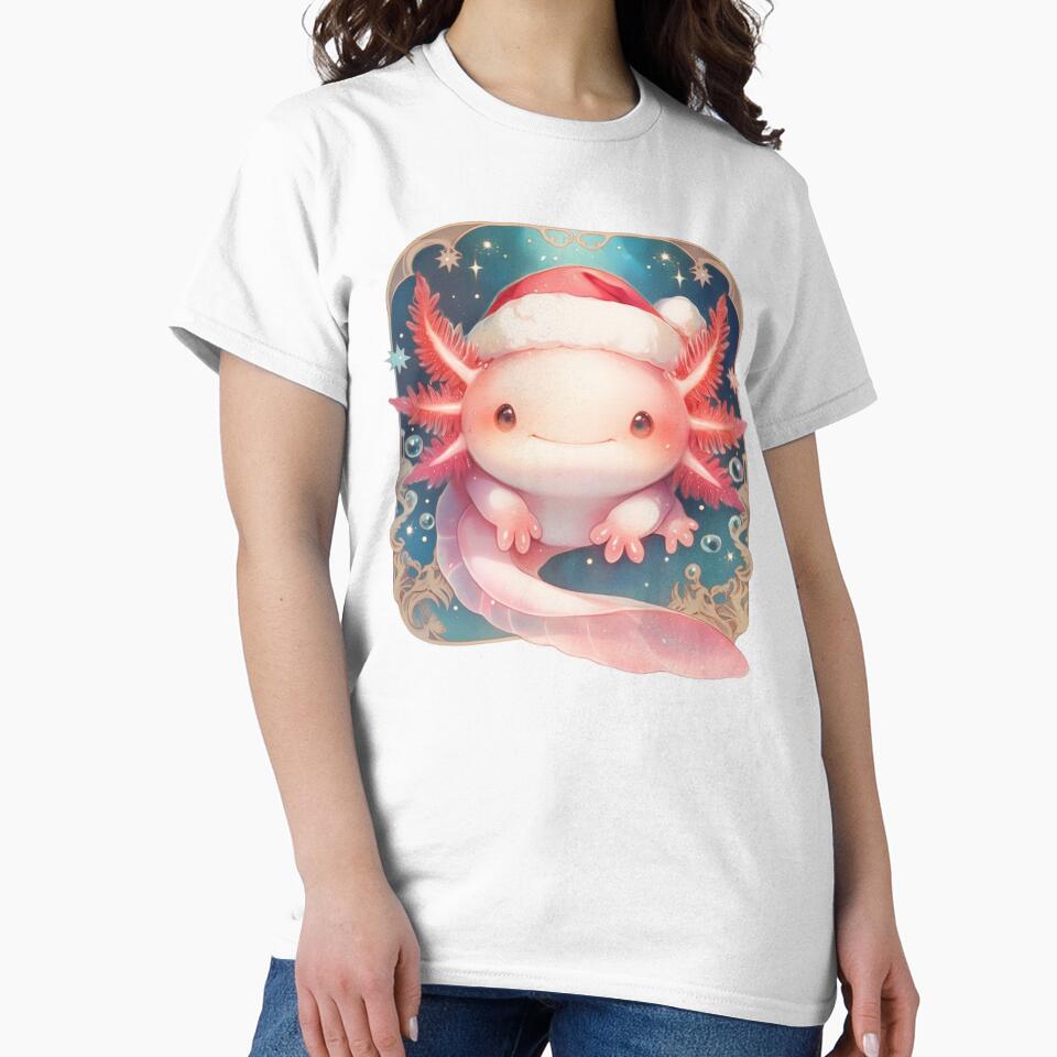 Christmas Axolotl by Lenycherry_art