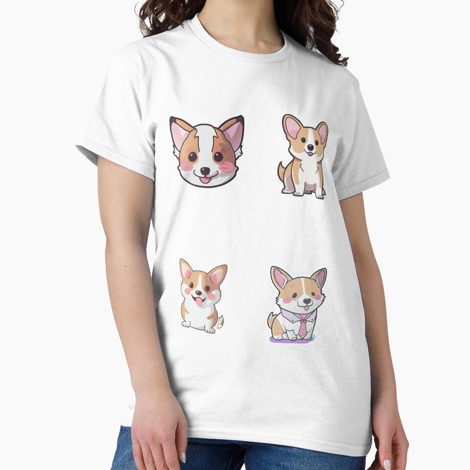 Corgi Sticker Pack by MidJourneymen