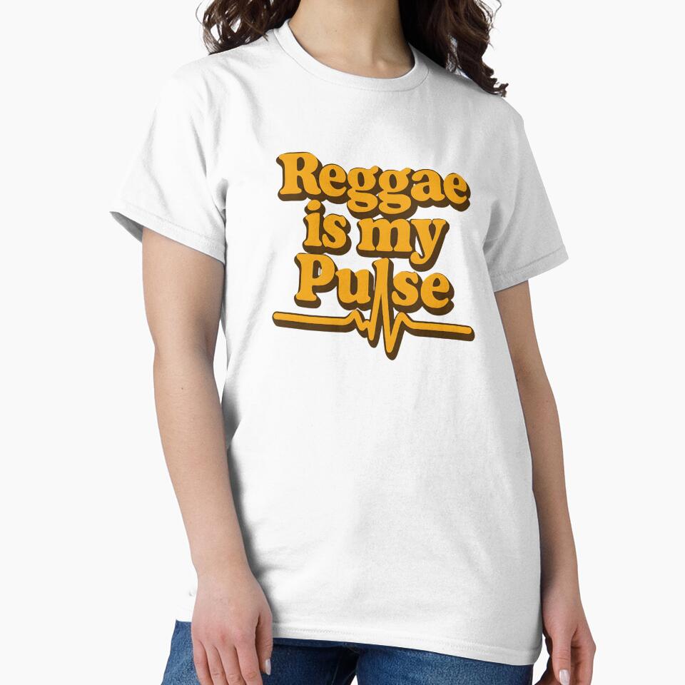 Reggae is my pulse yellow by Soulstuff