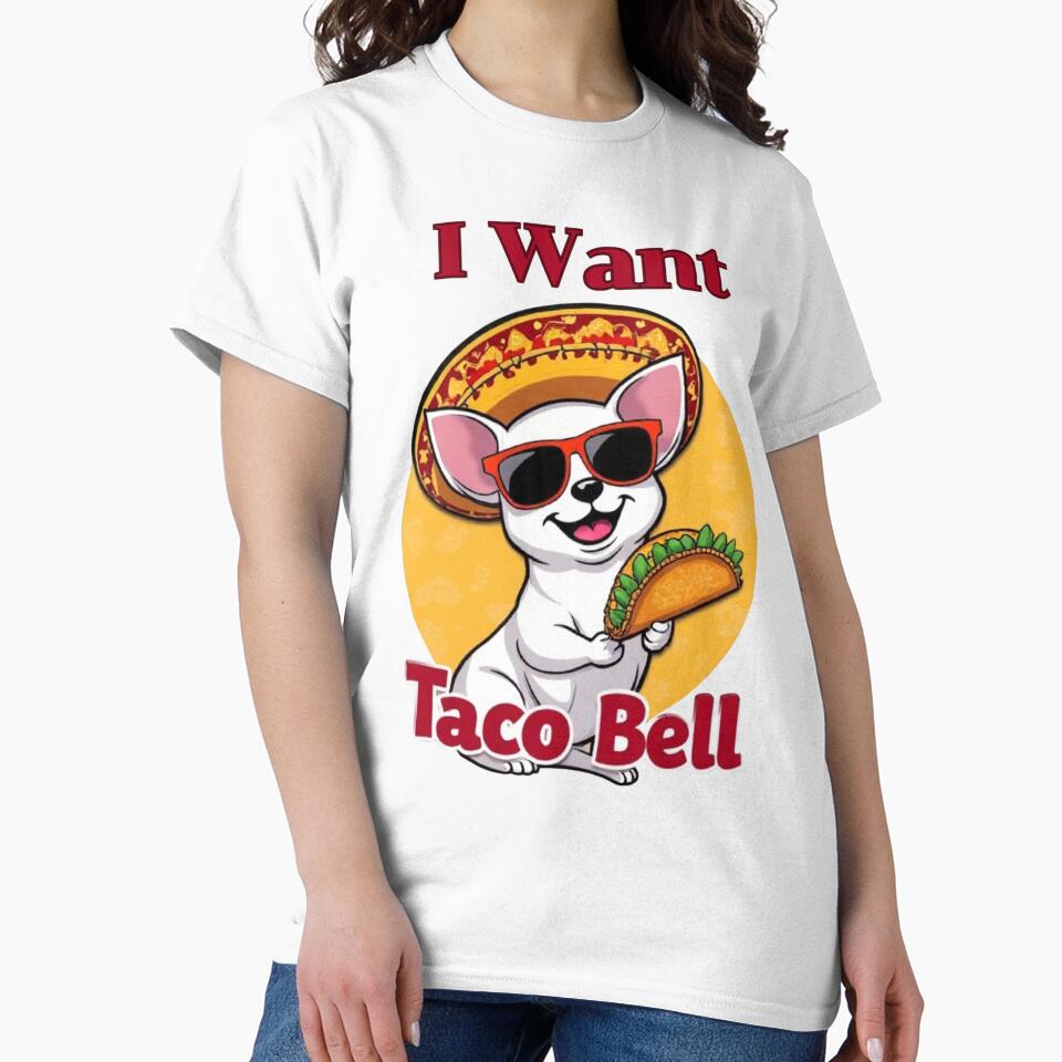 white chihuahua taco bell funny mexican dog cartoon by Iuqiune