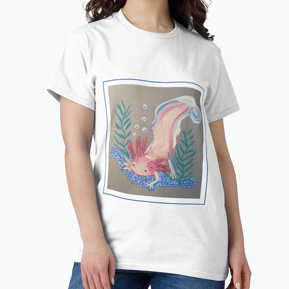 Pastel Axolotl by SomeChicksArt