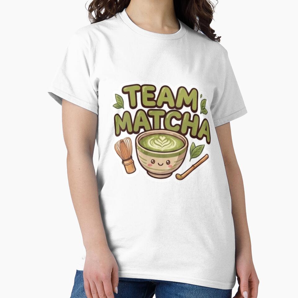 Team Matcha -Cute Kawaii Team Drinks - Laptop & Suitcase Stickers by asumintjapan1