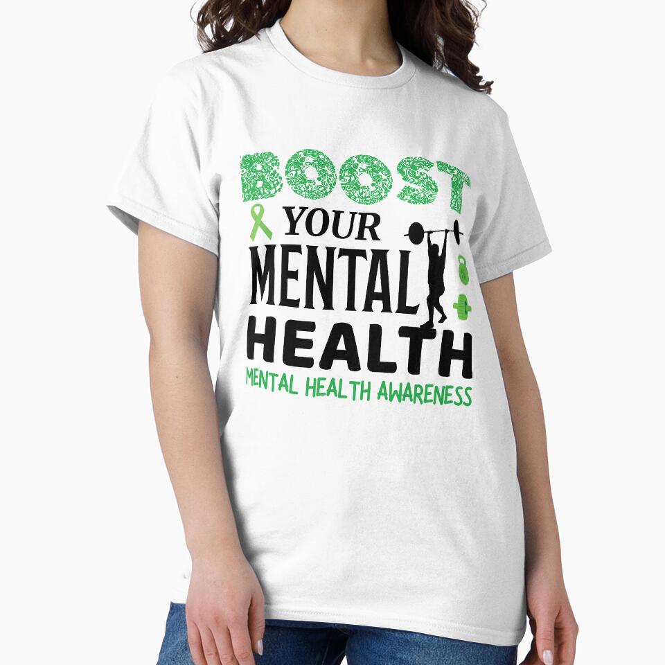 Mental Health Awareness - Boost Your Mental Health By Exercising by OwlCanvas