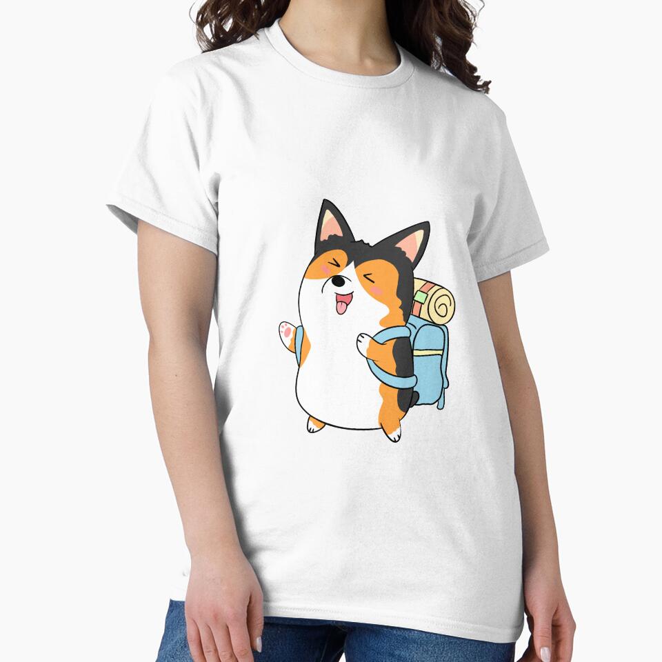 Cute Corgi Go Hiking by AndyWong