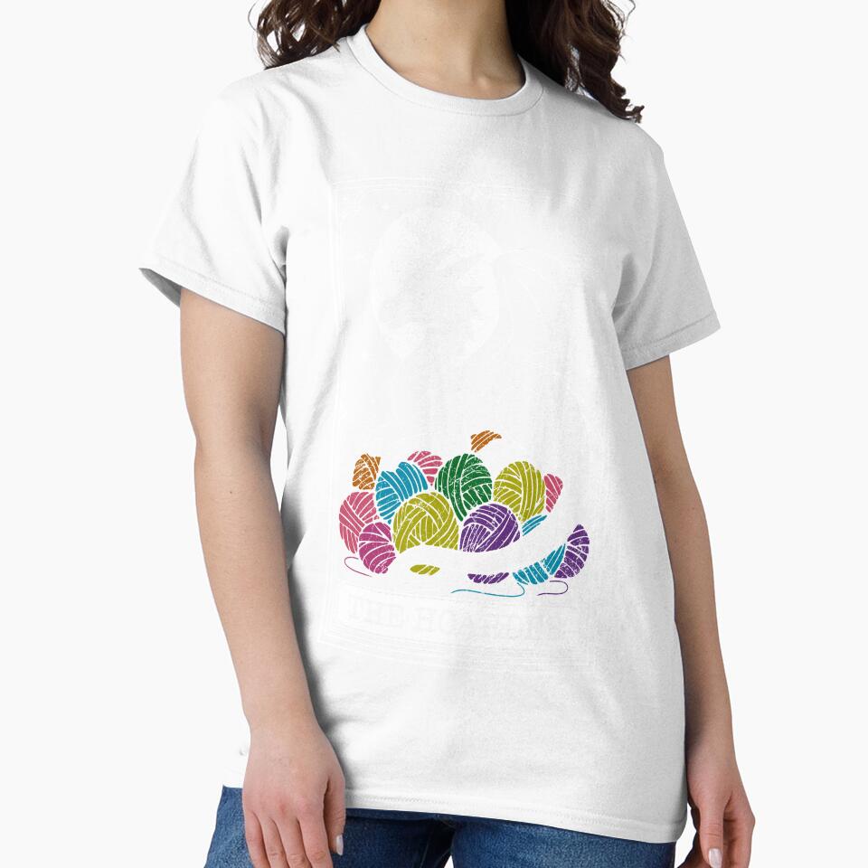 The Hoarder – Dragon of Yarn (White w/Color Edition) by DerpCat Sketches