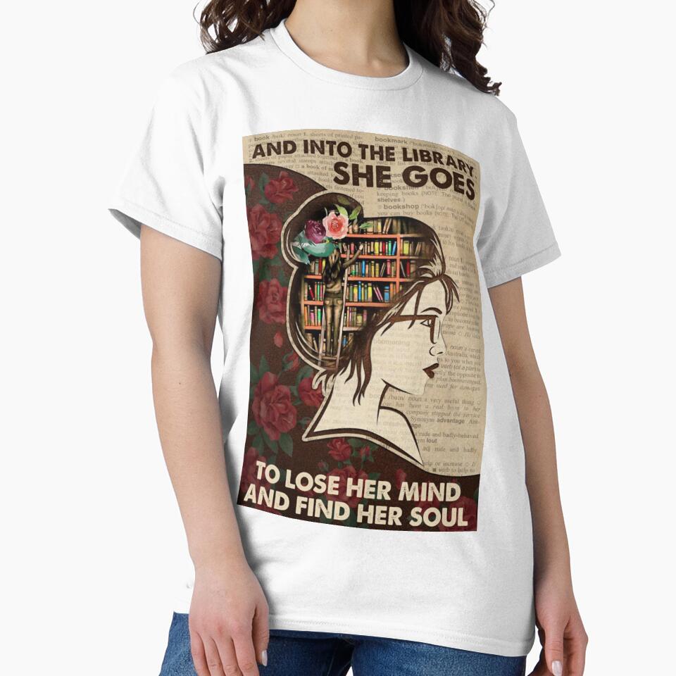 And into the library she goes to lose her mind and find her soul by NanLeArt