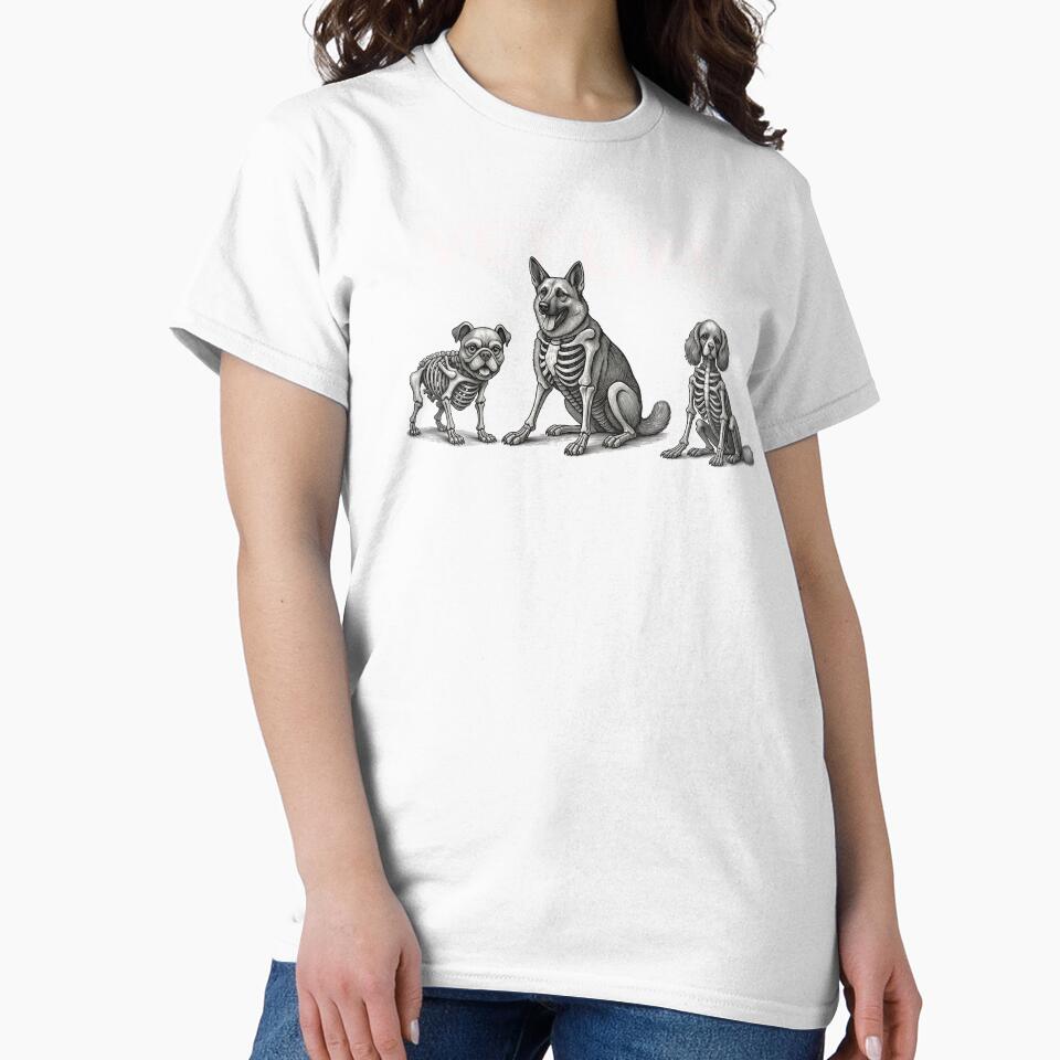 Dog Skeleton Shirt – VET LIFE– Veterinary Anatomy Dog Design by Wild Pixel Studio
