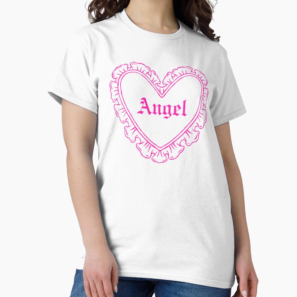 Pink Lace Heart Angel by Niji Hibana