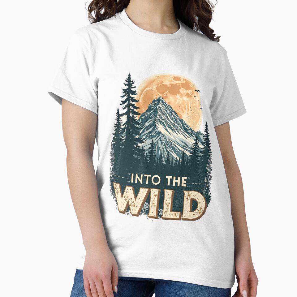 Into The Wild - Vintage Mountain Nature by dosuki Store