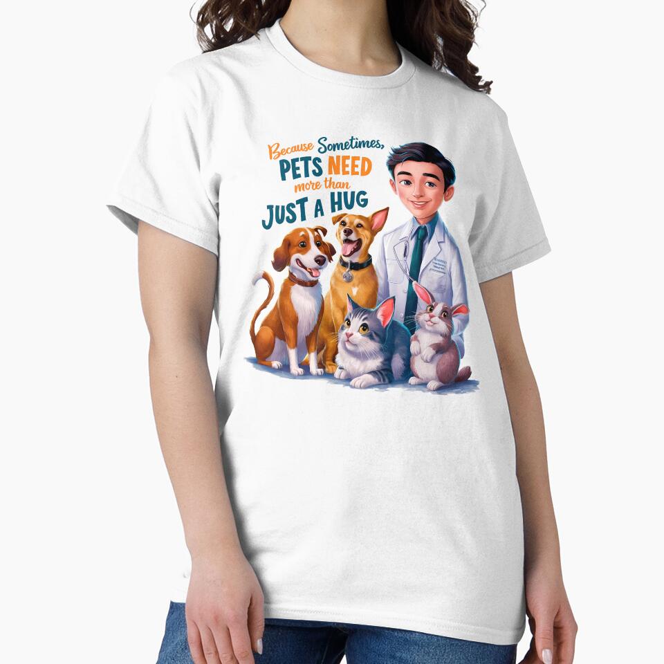 Because Sometimes, Pets Need More Than Just a Hug - Man Veterinarian by Second Draft Visuals