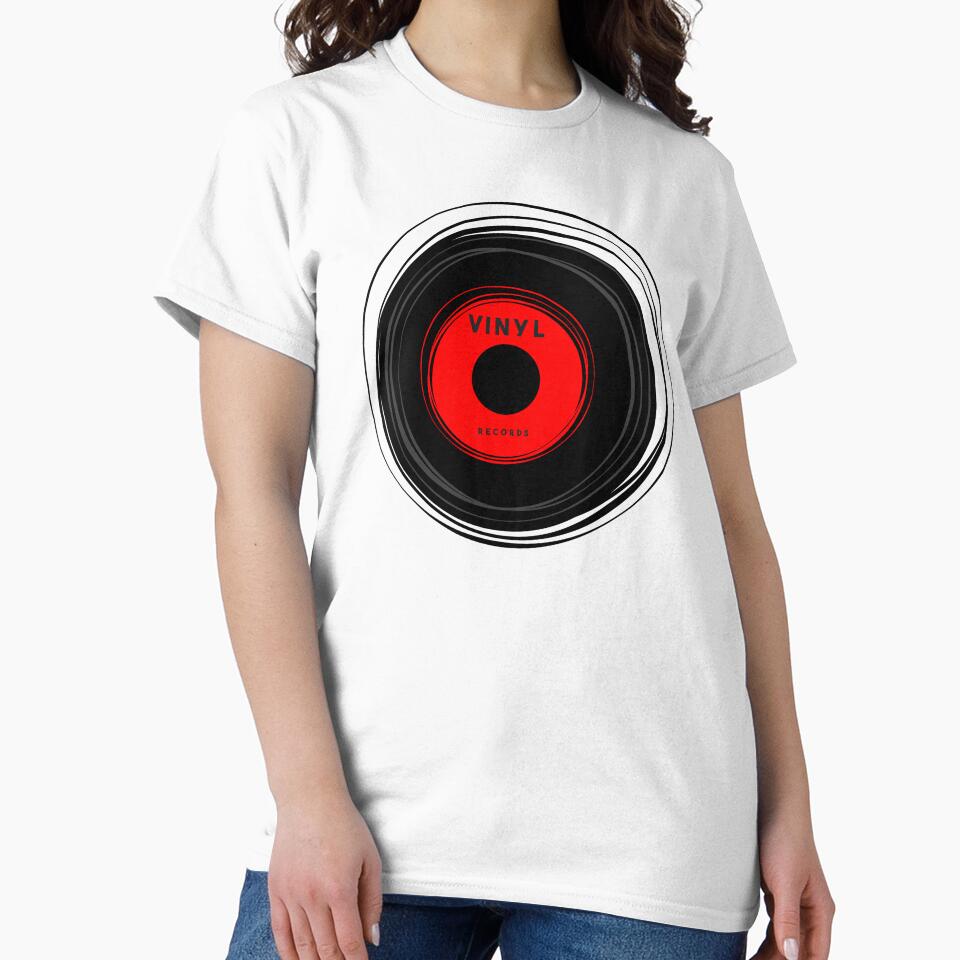 Black and Red Vinyl Records Logo by Mark Zajac