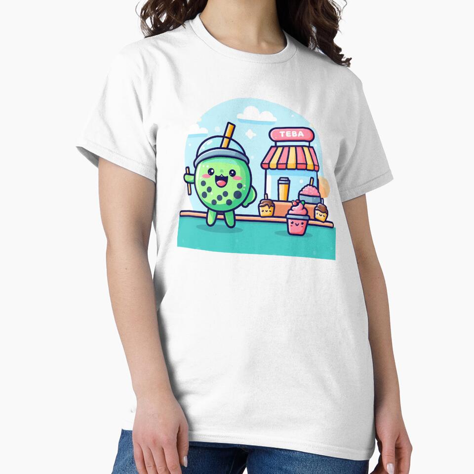 Adorable kawaii bubble tea and cupcake shop by SaraDatCool