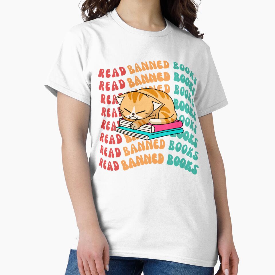 Read Banned Books,Funny Banned Books,Book Love, by Nicet-shirt1