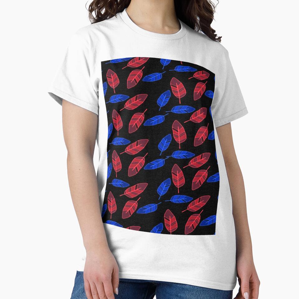 3D Neon Native Feathers Rave Spirit Black Light by willybadu