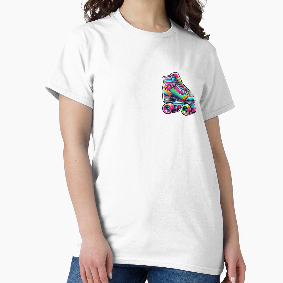 Retro Neon Roller Skate by M-ormin