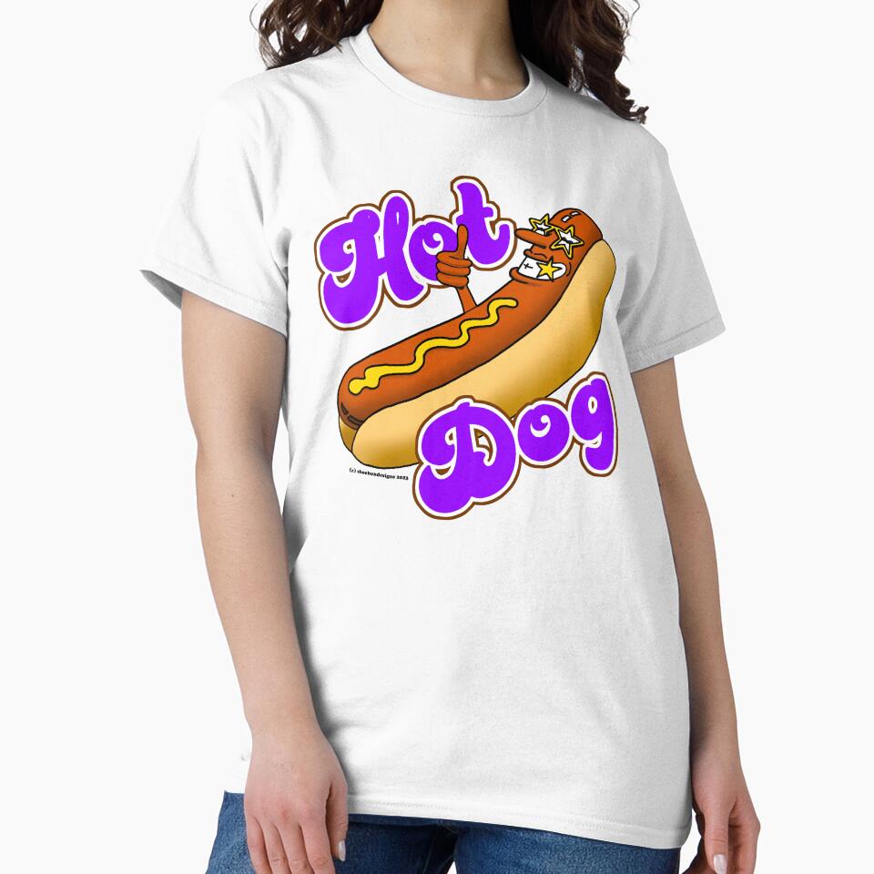 Reclining Funky Hot Dog! by ShoeboxDesigns