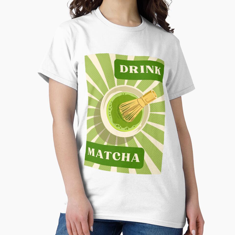 Drink Matcha Vintage Poster by InkDrinkerPrints