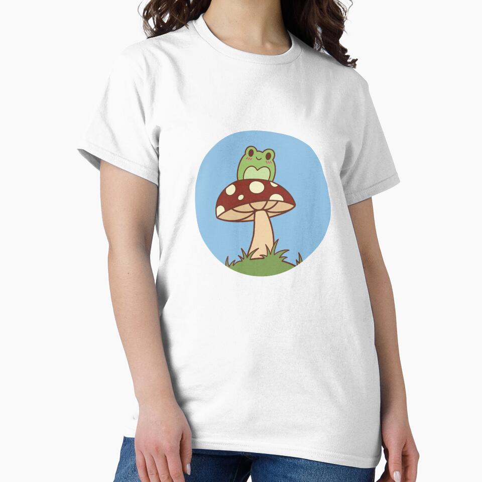 Frog on Mushie by MoongirlGardens
