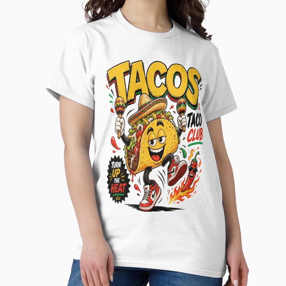Turn Up The Heat – Dancing Taco & Chili by Chaotic Raccoon