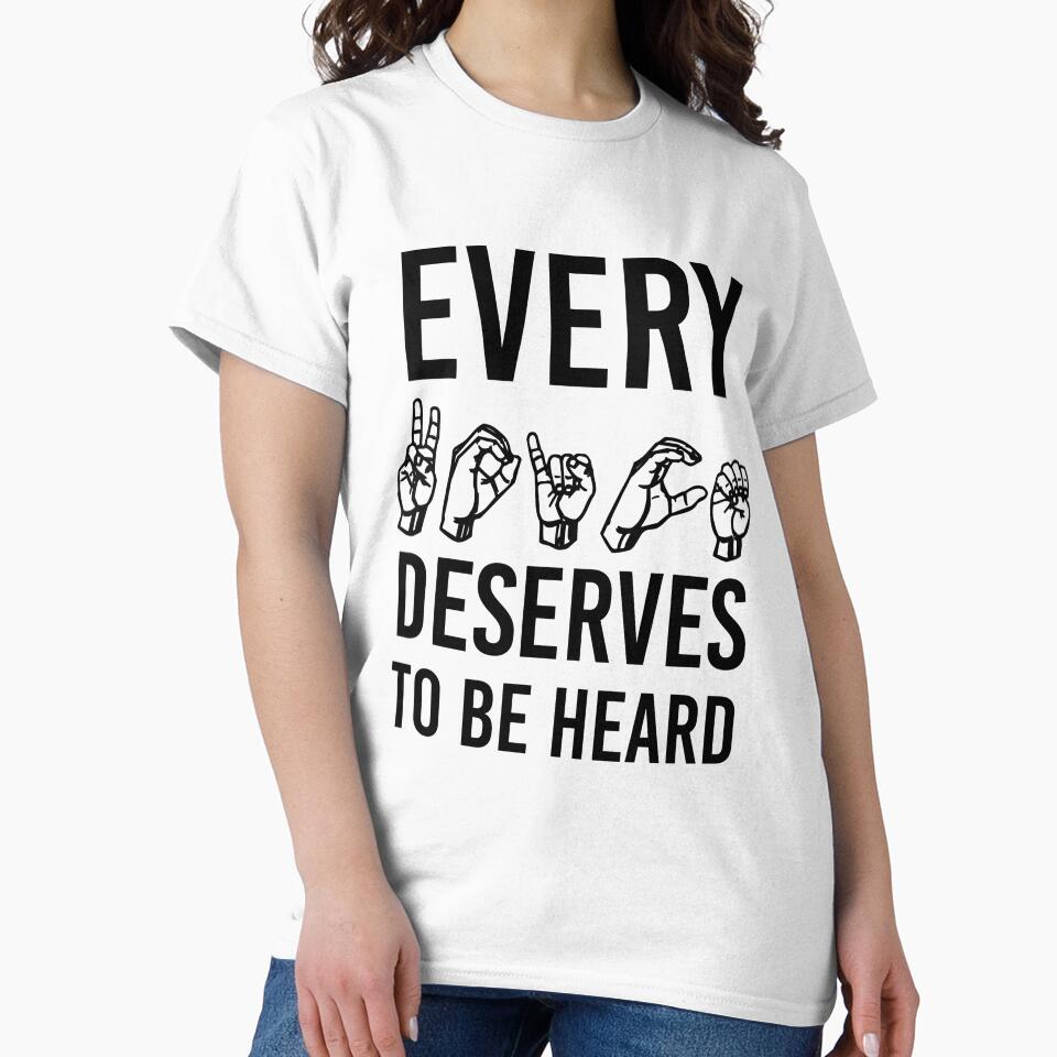 Every voice deserves to be heard | Speech Pathology | Speech pathologist | SLP | Future SLP by Violet Treasures