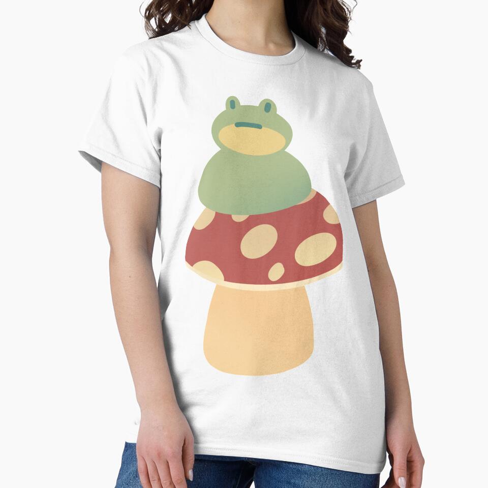 frog on a mushroom by rlamay17
