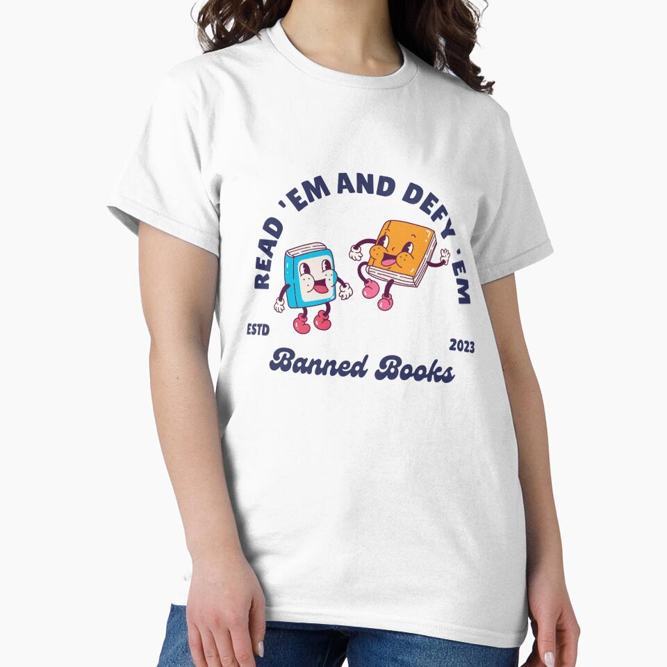 Read Em And Defy Em Banned Books by ChuckleThreads