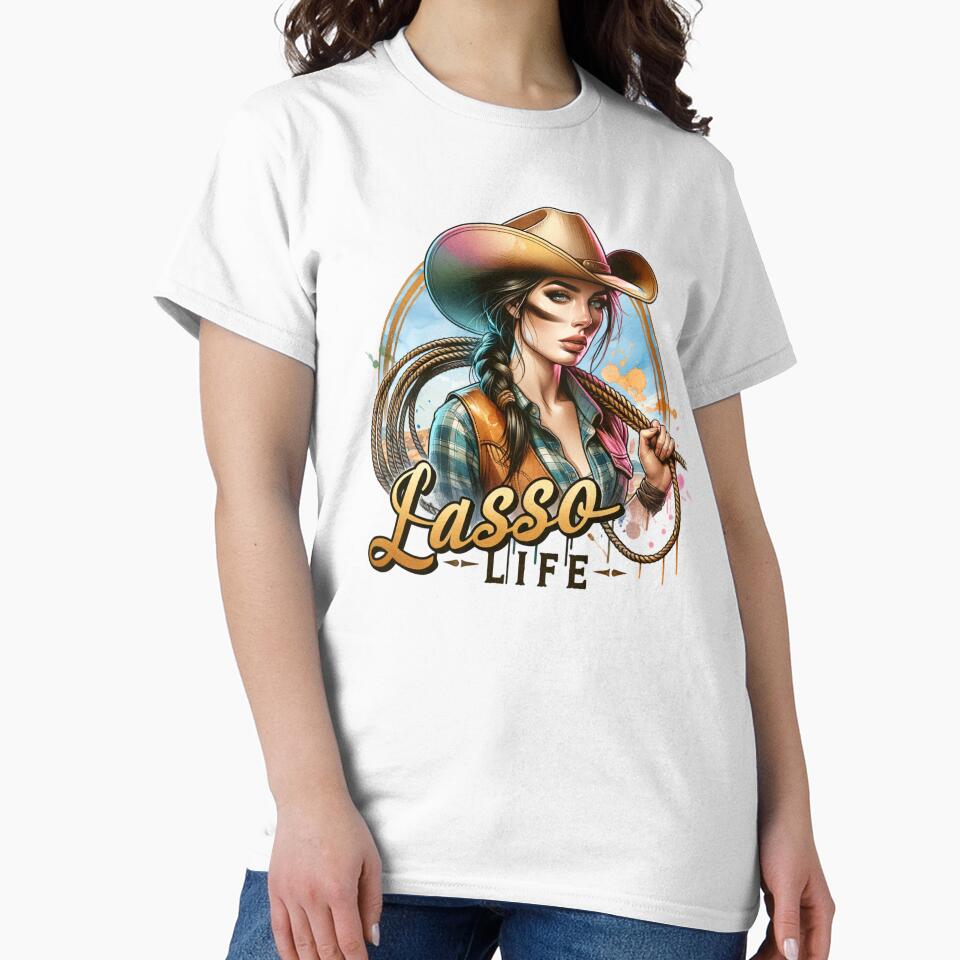 Cowgirl Magic in the West - Lasso Life by artedigital99