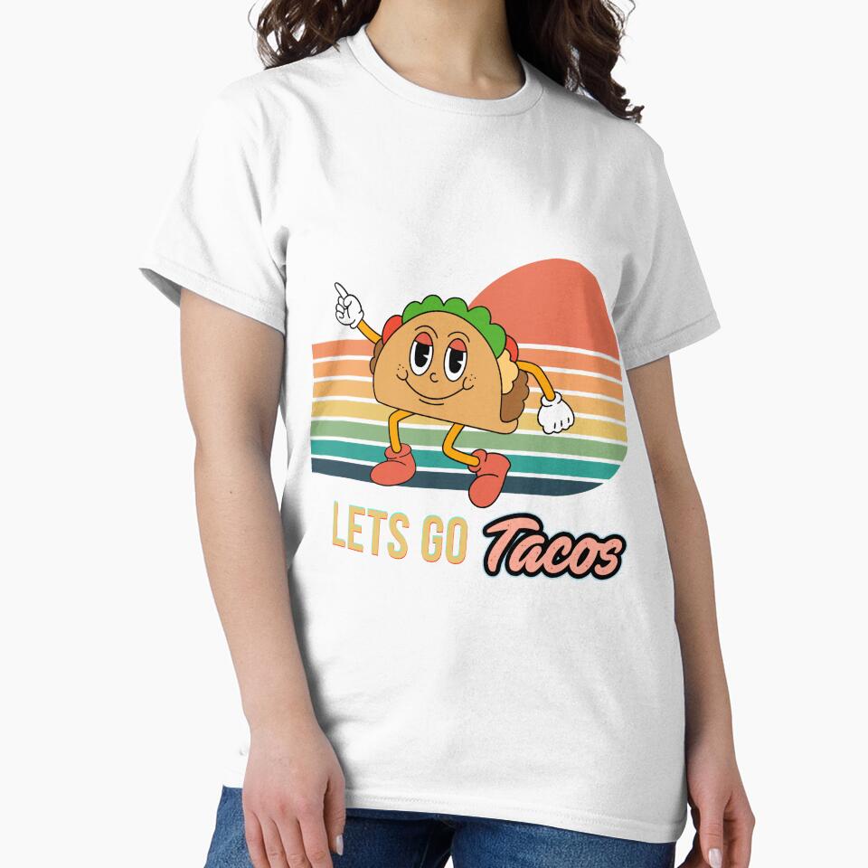 Spicy Mood – Bold Taco & Chili Pepper Party Tee by Homecrate01