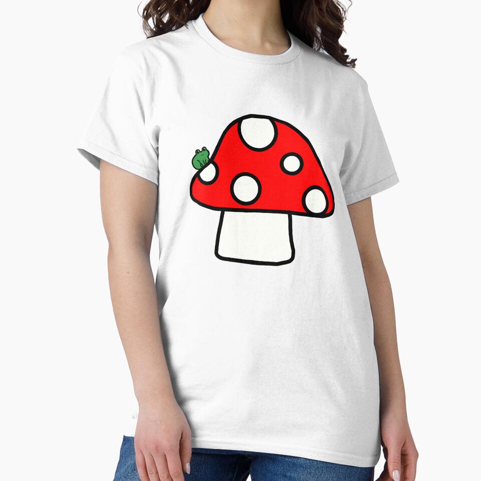 Frog on a Mushroom by mariejenna4