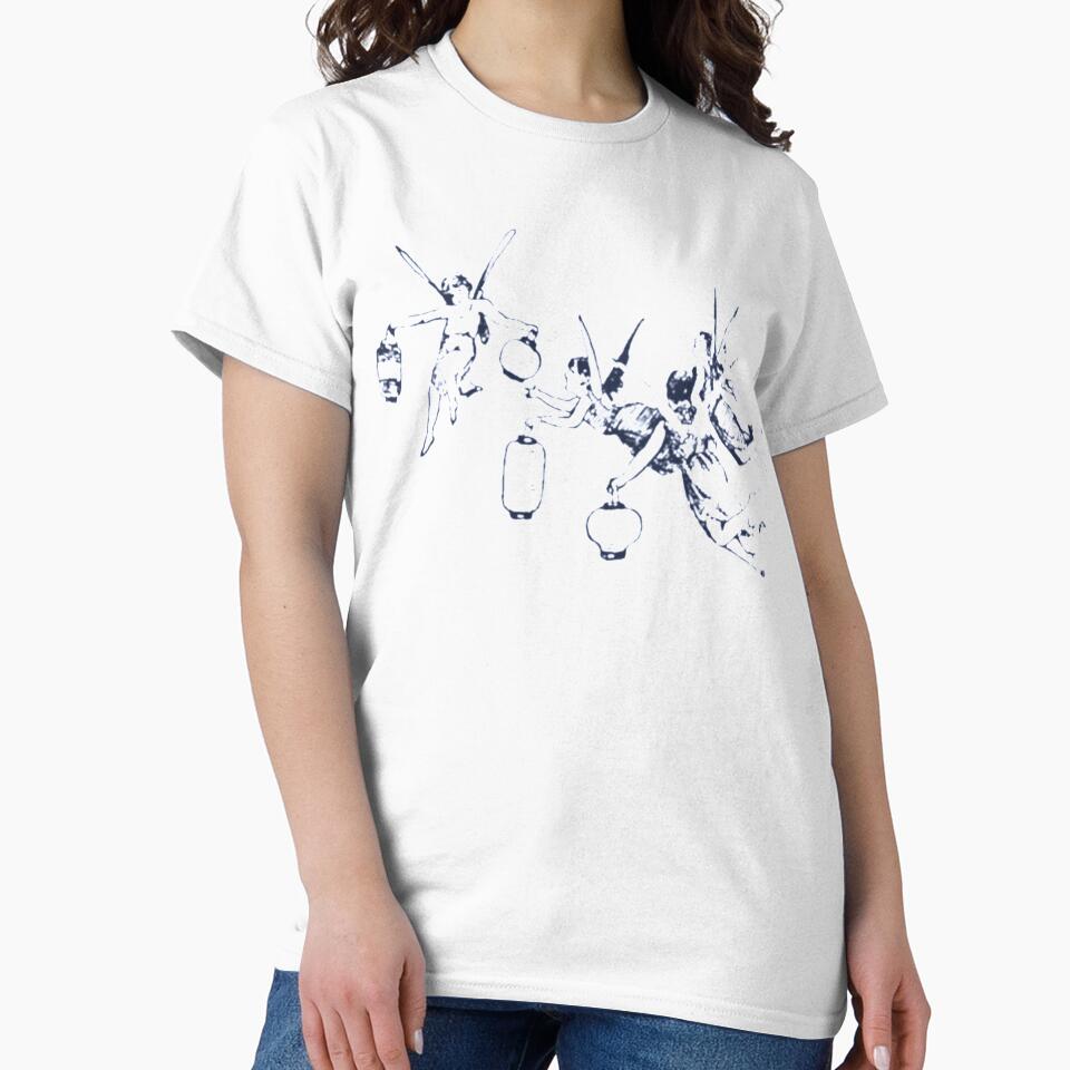 Fairy Lanterns Navy by Prints-n-Pauper