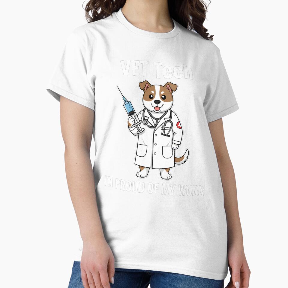 Proud Vet Tech Dog Doctor - Healthcare Professional Pup by Trendora Stor