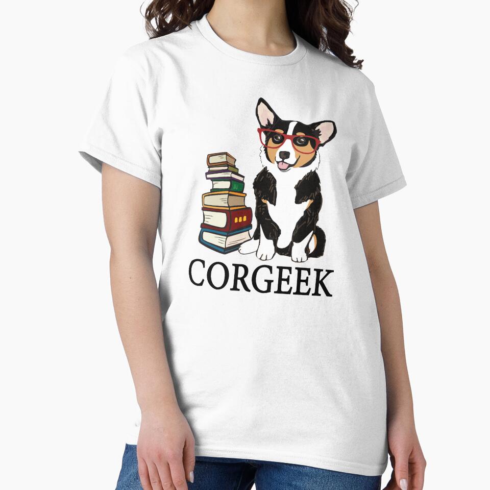 Corgi for book lovers, book nerds, readers, or english teachers by ouchmypancreas