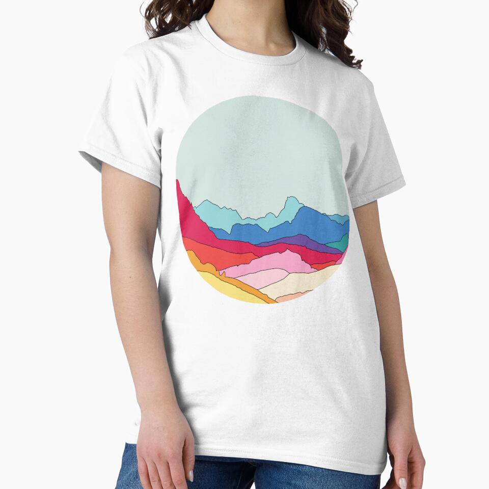 Rainbow mountains by Elebea by Sabrina Brugmann