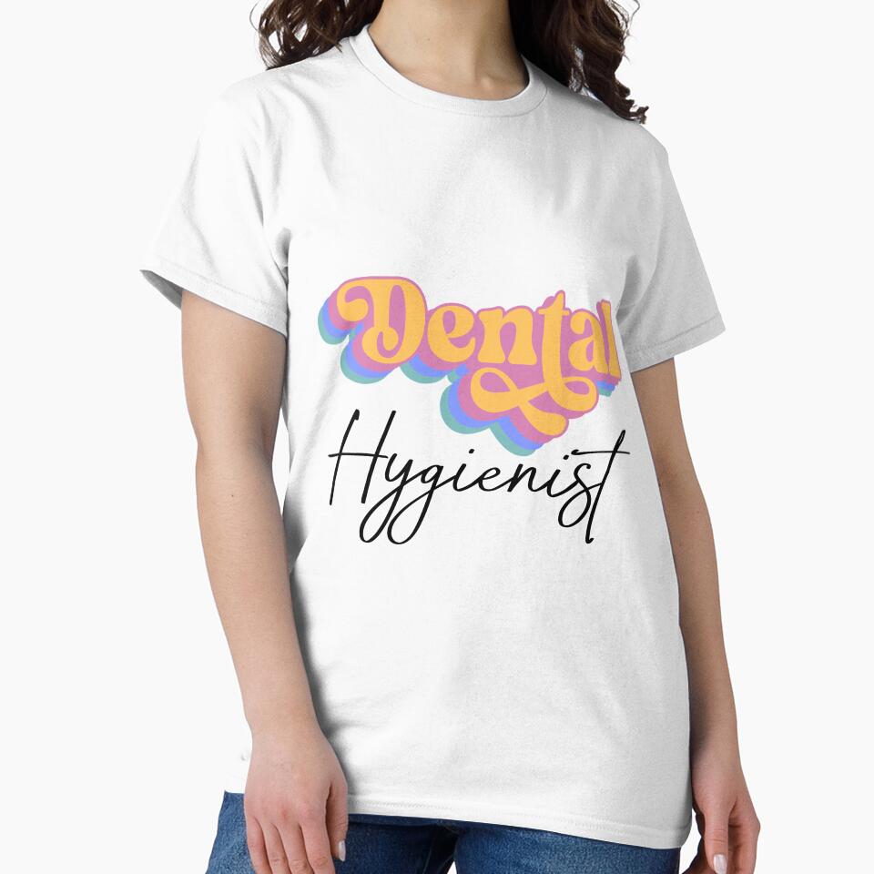 Dental Hygienist Retro Design T-Shirt by hobbybox
