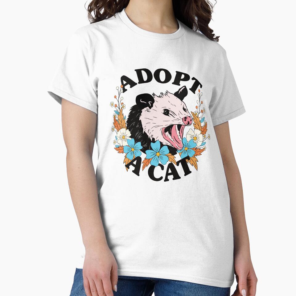 Adopt a Cat Funny Possum Opossums by Rich Hague
