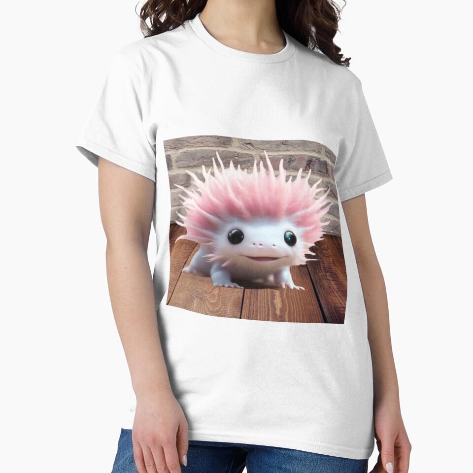 A Cute Axolotl (Background 11) by Midnight Veil Designs