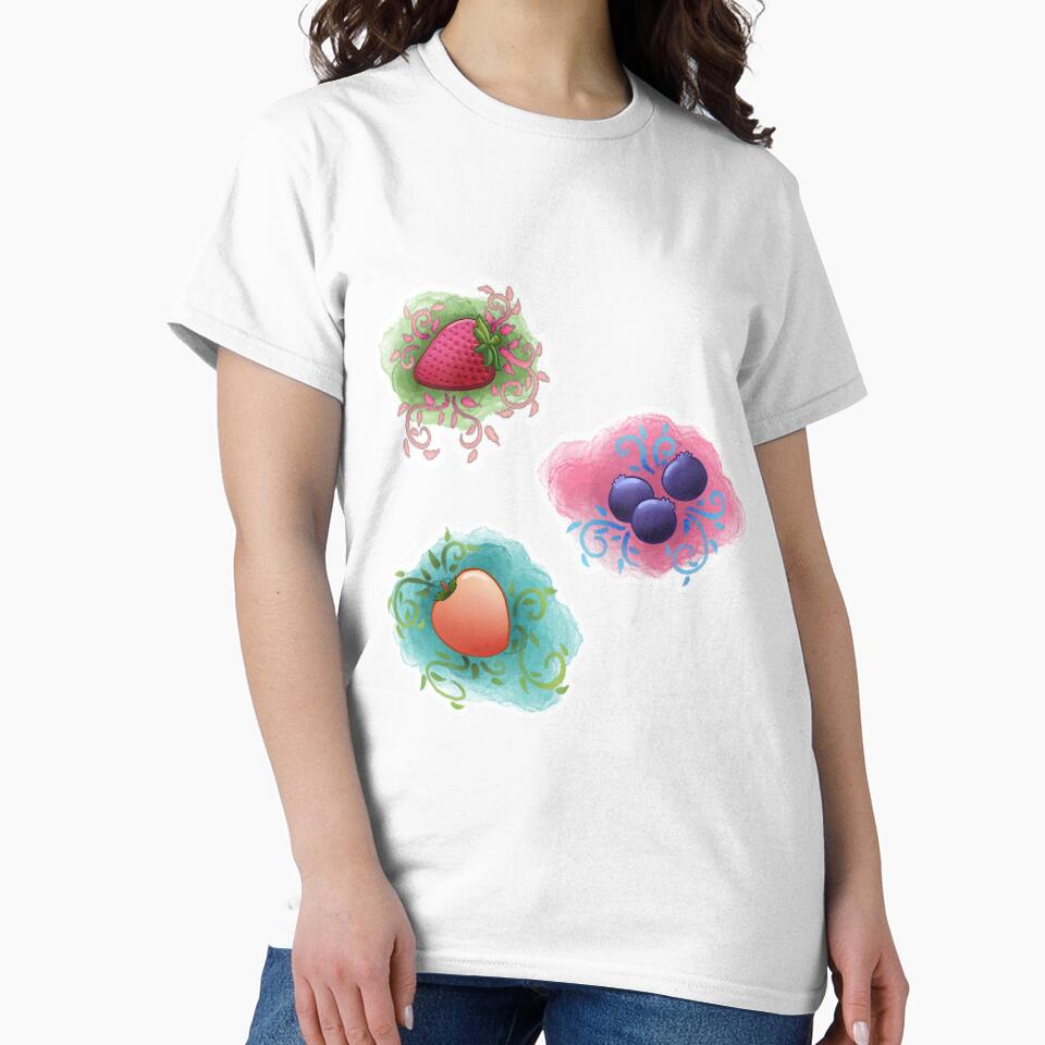 Fruity Floral Watercolour Design by WeirdCreatureCo