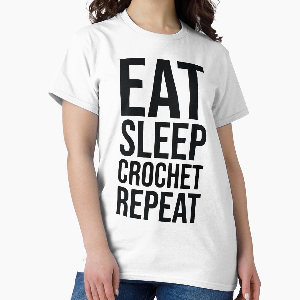 Eat, Sleep, Crochet, Repeat by mvommen
