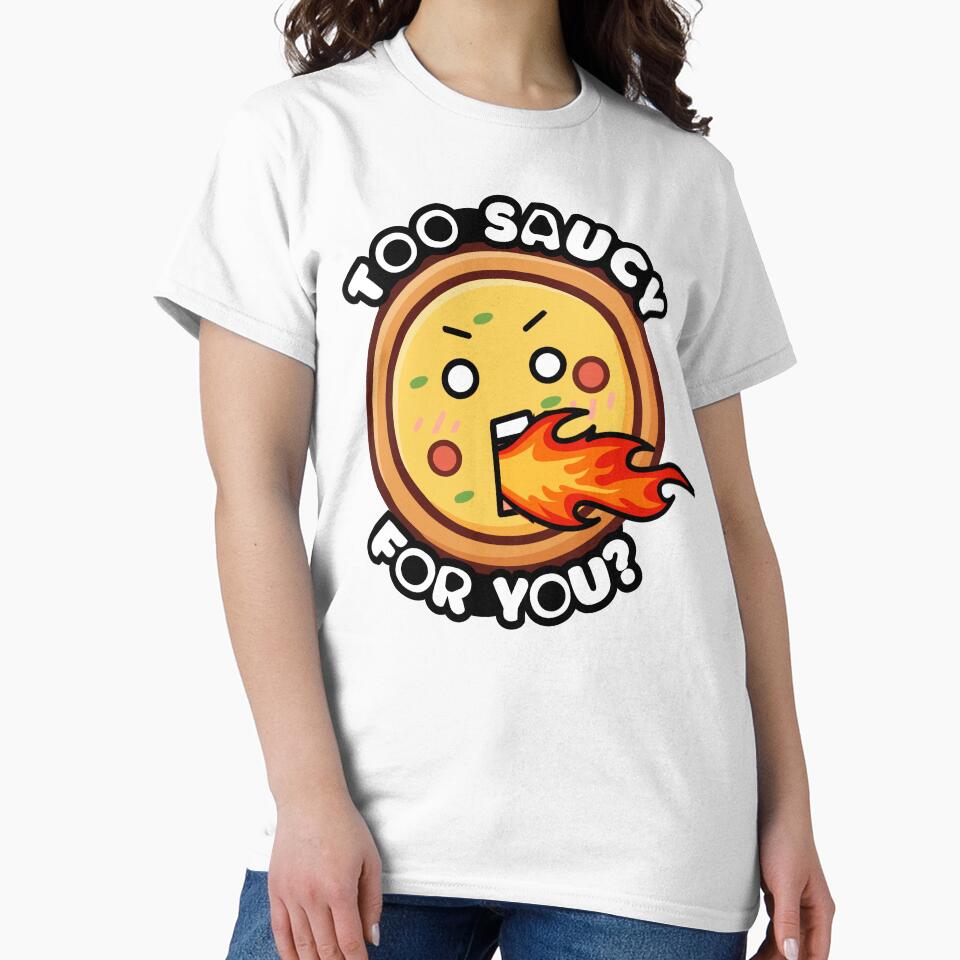 Too Saucy for You? – Spicy Pizza Pun by ThisIsDebbie