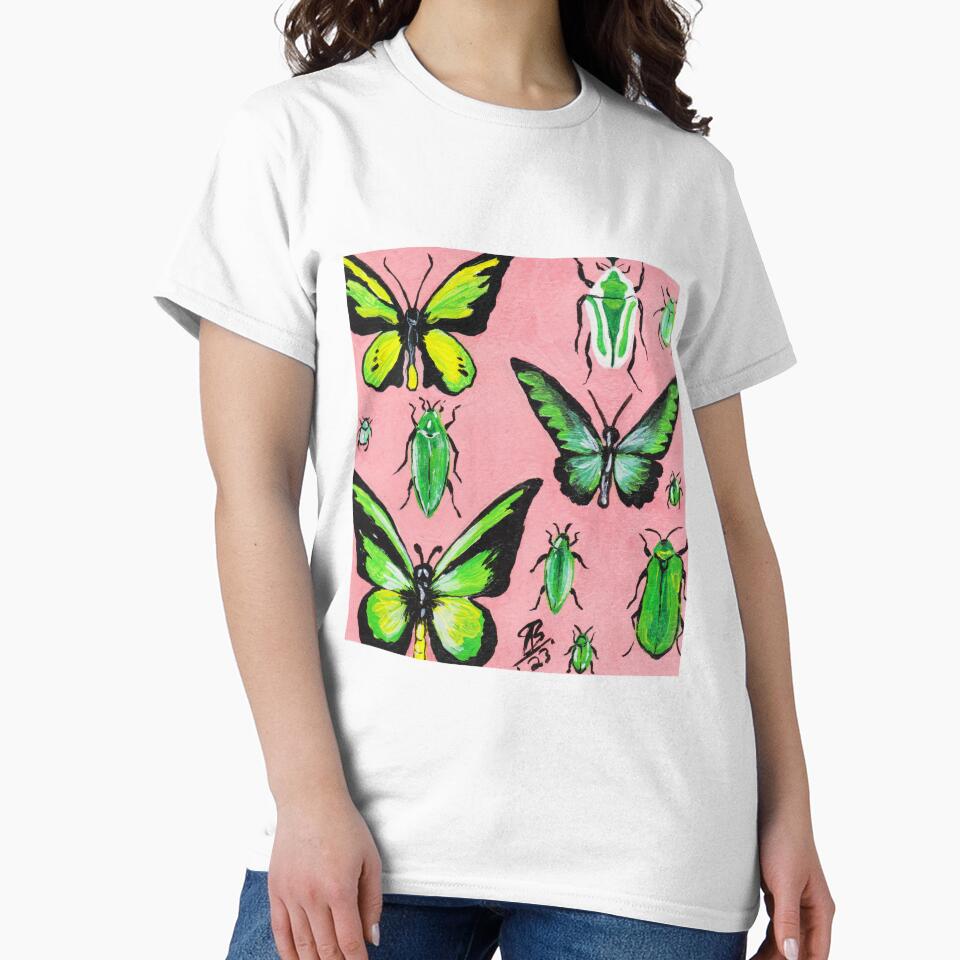 Pink Bugs by WhimsyLab