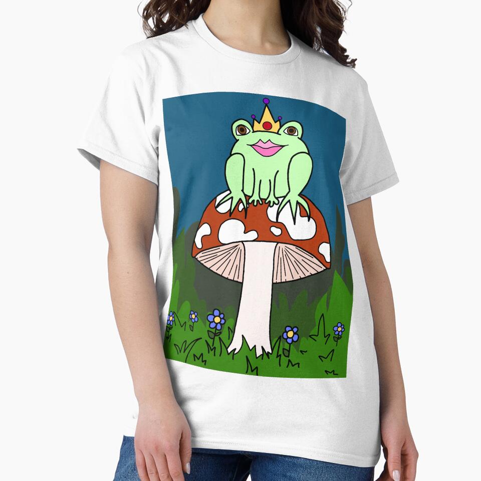 Princess Frog on Toadstool Throne by TheLemonSloth