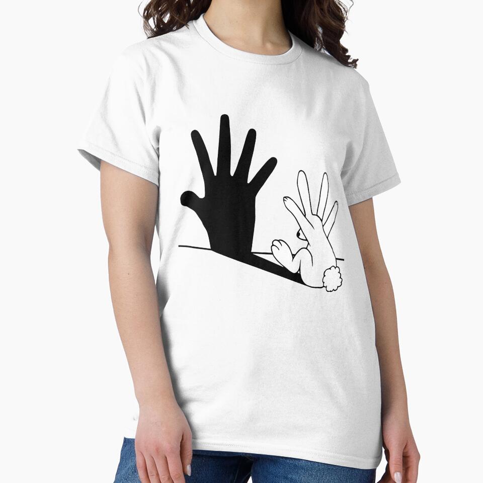 Rabbit Hand Shadow by mobiiart