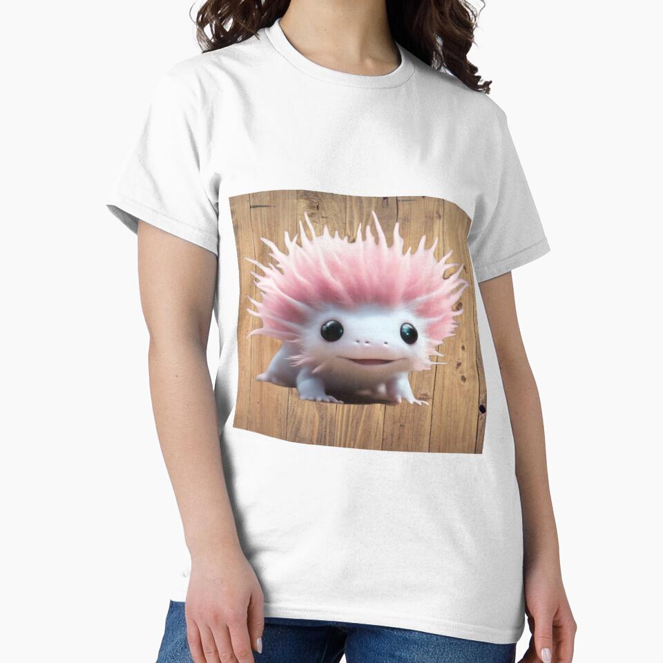 A Cute Axolotl (Background 14) by Midnight Veil Designs