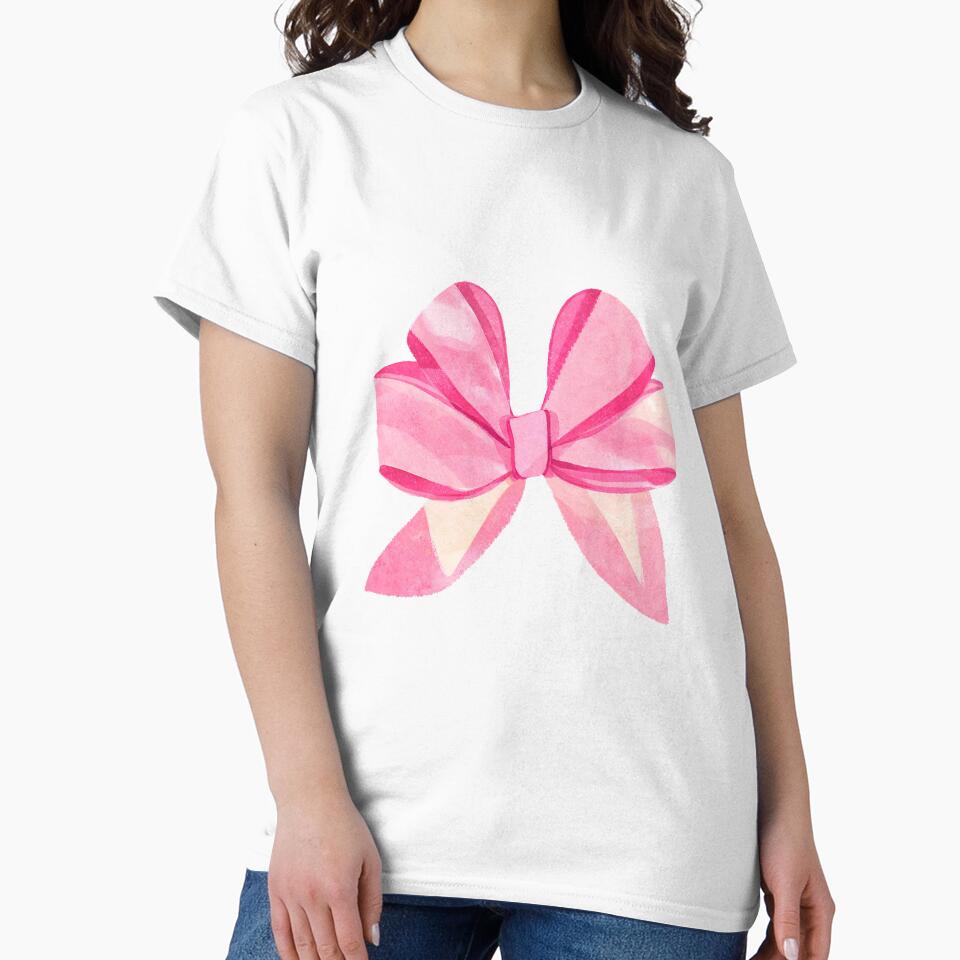 Pink Ribbon Bow by violetxm