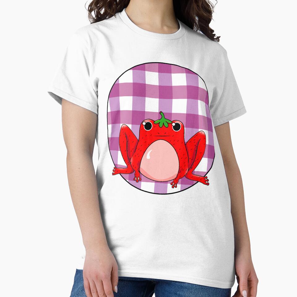 Strawberry Frog by AcornButtonArt