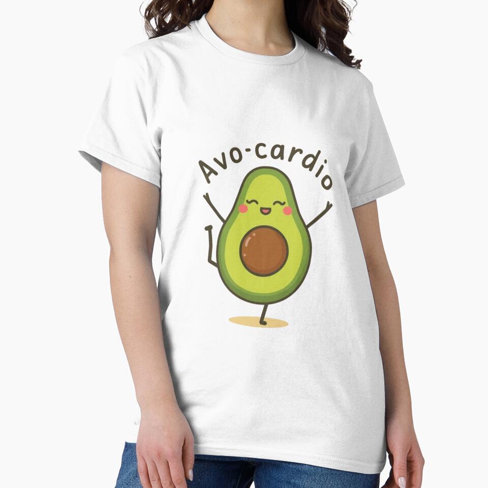 Avo-Cardio Funny Avocado Pun Design | Cute Food Humor by BlendVibe