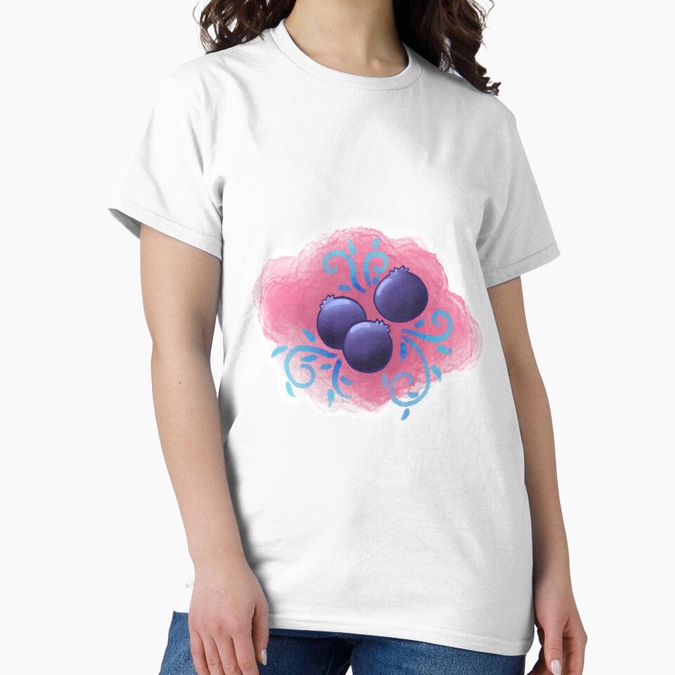 Blueberry Floral Watercolour Design by WeirdCreatureCo