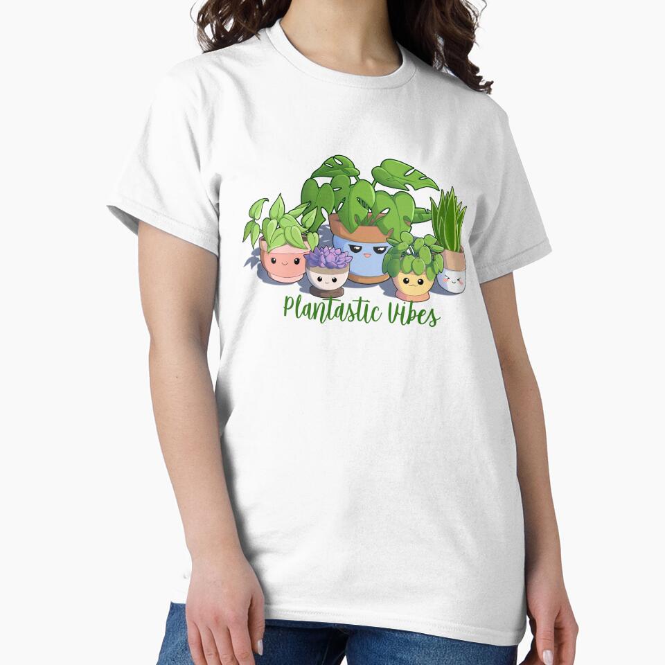 Plantastic Vibes – Cute Houseplants | Kawaii Plant Design by KasefsWorld