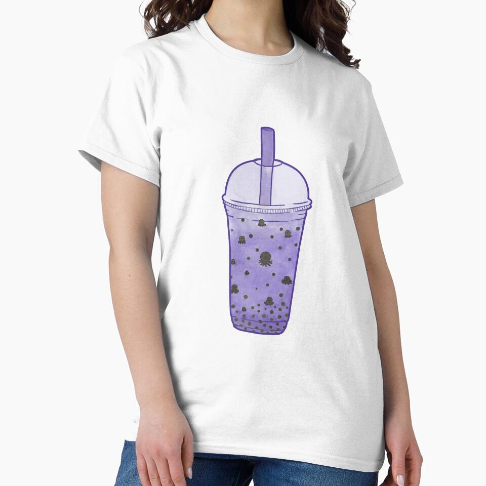 Octopus Bubble Tea (Purple) by nerditupfluff